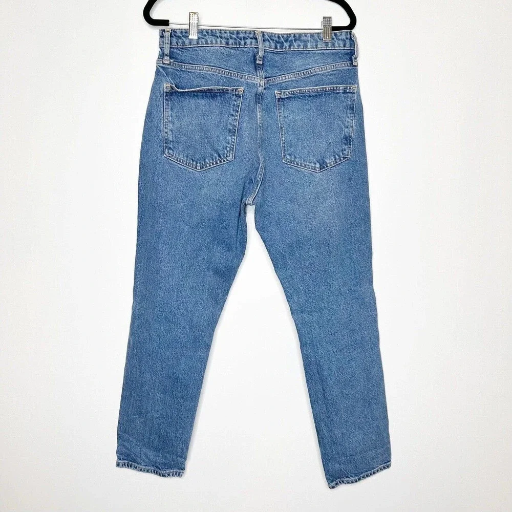Zara High Waisted Straight Slim Leg Jeans Women's Size 8